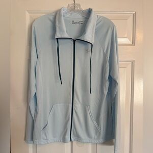 Under Armour Women's Sky Blue Zip-Up